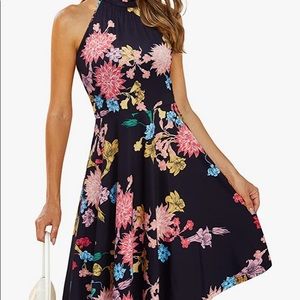 NWT super cute black floral dress size XL